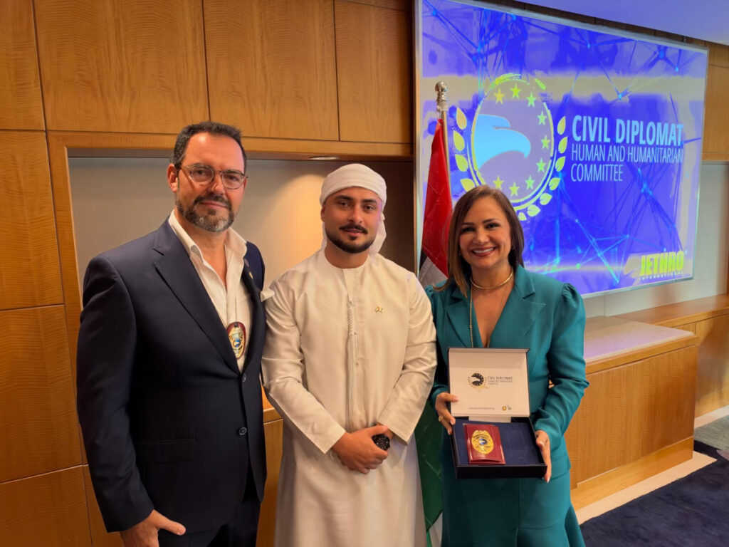 Jethro International Civil Diplomacy Solemn Ceremony in Dubai 2026.