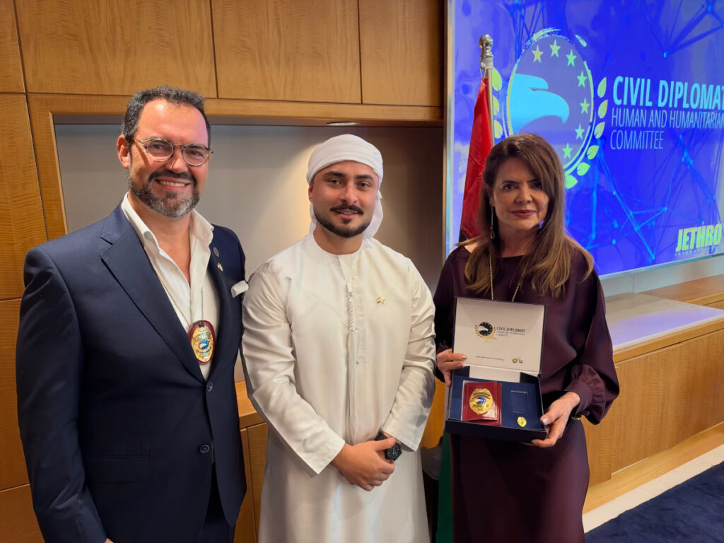 Jethro International Civil Diplomacy Solemn Ceremony in Dubai 2026.