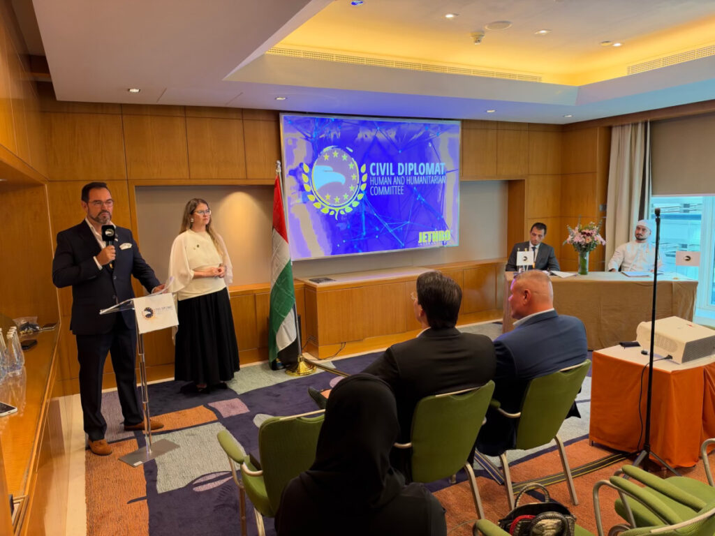Jethro International Civil Diplomacy Solemn Ceremony in Dubai 2026.