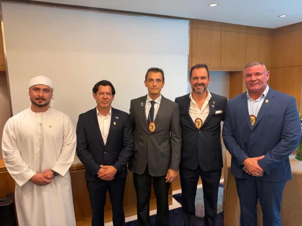 Weverton Araujo - Expansion Director for Dubai with Tiago Gonçalves, Expansion Director for the United Arab Emirates, Rui Miguel Expansion Director of Jethro International for Europe and Adenir Santos Jr., Director of Global Expansion at Jethro International.